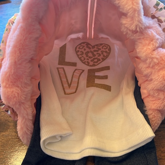 NWT Girls 3T winter outfit with vest - Picture 4 of 4